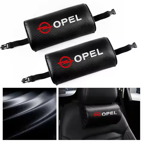 1/2pc Car Seat Headrest Neck Support Pillow Travel Rest Accessories For Opel Astra H J Insignia Mokk