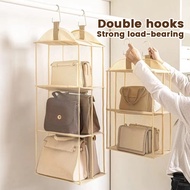 Hanging Handbag Wardrobe Storage Bag Almari Beg Tangan Rak Wardrobe hanging organizer Multi Layer Du