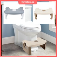 Toilet Footstool with Double Nonslip Design Foldable Toilet Squat Stool Squatting Potty Stool Portab