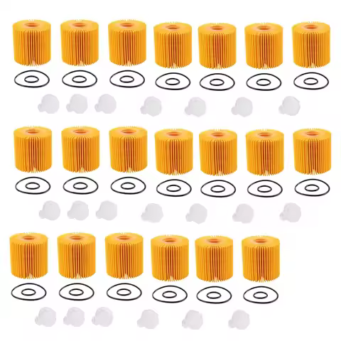 NEW-20Pcs Oil Filter Elements 04152-YZZA1 04152-31090 For Toyota Highlander 09-17 RAV4 Sienna Scion 