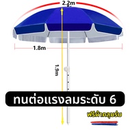 ร่มกลางแจ้ง ร่มตกปลา ทนทาน ร่มตลาดนัด ร่มกางกันแดดขายของ วัสดุอย่างดี เคลือบเงินหนา ร่มแม่ค้า ร่มชาย