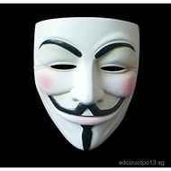 Halloween Mask V Movie Theme Mask White Revenge Mask V Weike Resin Crafts Mask