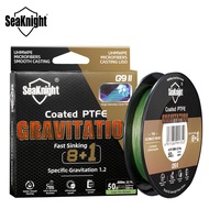 SeaKnight Brand Gravitation G9 II Fast Sinking Fishing Line 300m/150m Coated PTFE Braided Fishing Li