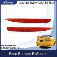 MTAP Rear Bumper Fog Light Fog Lamp Reflector For Mazda 6 M6 Sedan Wagon MPS GG GY 2002 2003 2004 20