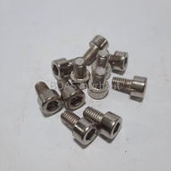 PUTIH L Bolt m6x10 Chrome Bolt 6x10 White L Bolt/Bolt Nut Bolt