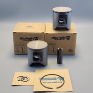 Single Ring Motorcycle Piston for Honda CR125 with DLC Pin and Double Coating for Racing