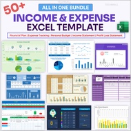 30 Comprehensive Income & Expense Excel Templates | Easy Edit