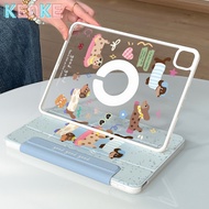 kenke ipad ốp lưng Phim hoạt hình hoa văn dễ thương Vỏ máy tính bảng từ tính 2025 ipad 11th A16 gen