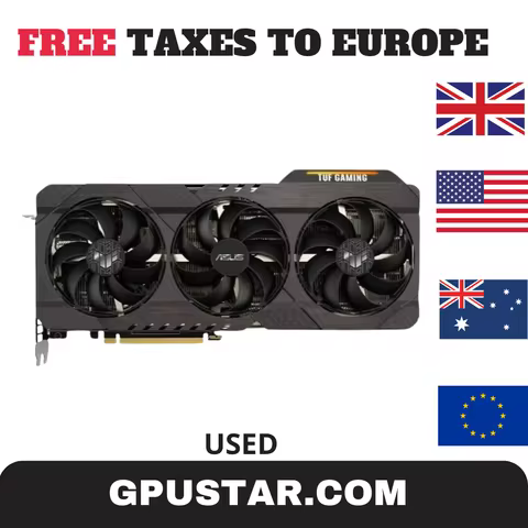 USED TUF RTX 3070 8GB GPU RTX 3070Ti 8GB Video Card GTX3070 Ti RTX3070Ti Gaming Nvidia Turbo Graphic