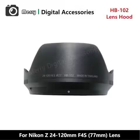 New Original Genuine Front Lens Hood HB-102 For Nikon NIKKOR Z 24-120mm F4S (77mm) Lens 24-120/4S Z2