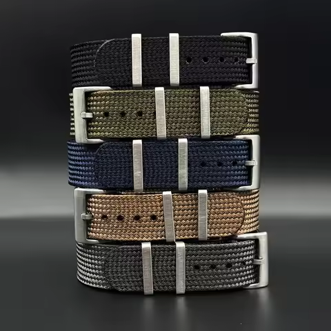 New Fabric Wristband 18mm 20mm 22mm Nylon Watch Band One Piece Sports Watch Strap for Omega Seiko