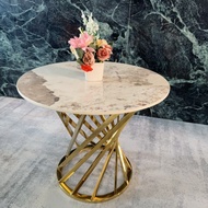 Thailand spot slate stone negotiation table coffee table round table 50 diameter factory direct high