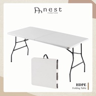 (NEST) HDPE Outdoor Folding Table / 120CM / 150CM / 180CM / 240CM / HDPE / TABLE / OUTDOOR foldable table