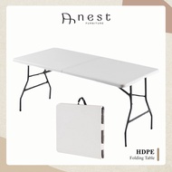 (NEST) HDPE Outdoor Folding Table / 120CM / 150CM / 180CM / 240CM / HDPE / TABLE / OUTDOOR foldable 