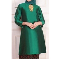 kebaya atasan tunik taffeta/kurung melayu taffeta iriana/ ATASAN KEBAYA MODERN NEW TUNIK TAFFETA / T