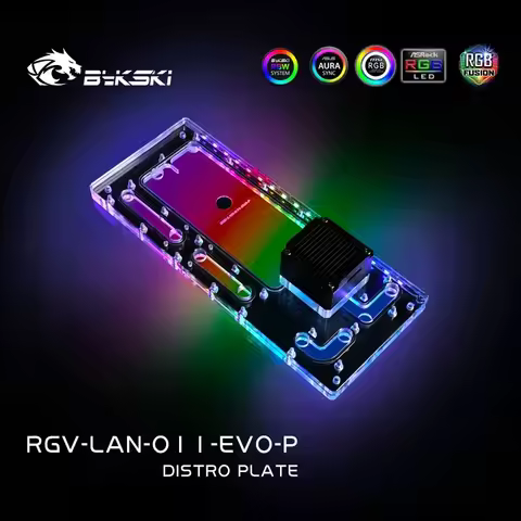 Bykski Acrylic Distro Plate /Board Reservoir for LIAN LI O11 EVO Computer Case /Water Cooling System