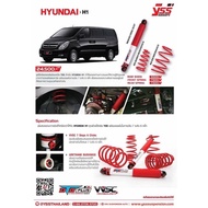 โช๊คหลังYSS พร้อมสปริงหน้าหลังYSS Hyundai H1 starex ปี2008-2022 ไม่รวมโช๊คหน้า