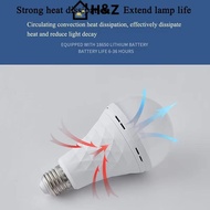 H&Z 7W/9W/12W/15W Emergency LED Light Bulb E27 Rechargeable Waterproof Touched Bulb For Power Outage
