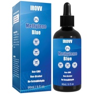 Methylene Blue Drops 3 fl oz 2%-USP/Pharmaceutical Grade 99.99% Pure Solution,Third-Party Tested,No 