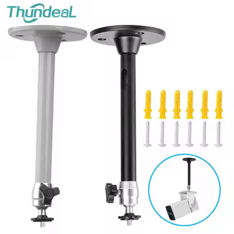 Universal 6mm 21cm Metal Tripod Projector Wall Ceiling Mount 1/4 Screw Bracket Stand for HY300 Pro T