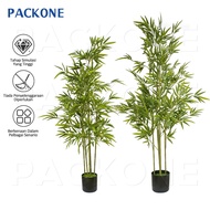 PACKONE Artificial Bamboo Indoor Plant Home Decor Artificial Plant Pokok Hiasan