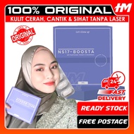 NS17 BOOSTA Original Hq Mencerah Merawat Kulit Rosak Glowing Tona Tidak Sekata Breakout Jerawat Gela