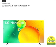 LG NANOCELL 75NANO75SQA 75 INCH 4K SMART TV - 3 YEARS SINGAPORE WARRANTY - 75" inch - 2022 MODEL - NEW SET - STOCK AVAILABLE ANYTIME.