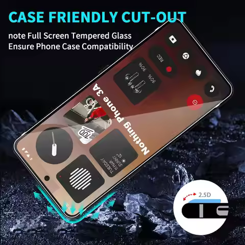 2/4Pcs HD Screen Protector For NOTHING PHONE 3/3A /3A Pro Tempered Glass Film