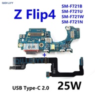 For Samsung Galaxy Z Flip4 F721B F721 F721U Z Flip 4 USB Charger Board Dock Connector Charging Port 