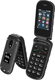 Plum RAM Plus 4G Volte Unlocked Rugged Flip Phone AT&T T-Mobile – Black