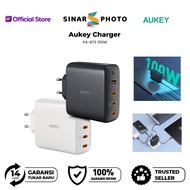AUKEY Charger Multi Port Type C 100W GAN PD 3.0 Fast Charging PA-B7S-Aukey charger head -Official