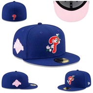 MLB New Era 59fifty Trendy Club Non Adjustable Philadelphia Team Big Dish Hat Hip Hop Head Waist Wid