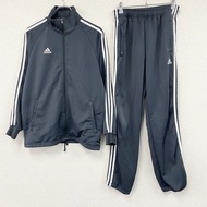 adidas運動外套和運動褲套裝，海軍藍，M碼，古著。