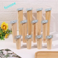 FUSIONEDGE Wood Furniture Leg Furniture Cabinet Feet 4 Pcs/set Sofa Feet Cabinet Feet Support Legs T