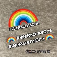 【現貨】GP殿堂「車貼」F1 #e Race As One 彩虹 賓士 AMG 安全車 Safety Car 賽事贊助
