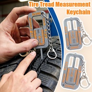 [3-5 Days Arrive]5Pcs Keychain Tire Tread Depth Gauge with Dual-Scale, All-Weather Portable Tool wit