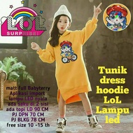 HODDIE LOL LED DRESS TUNIC V1 V3 AF FreeSize 10-15 years