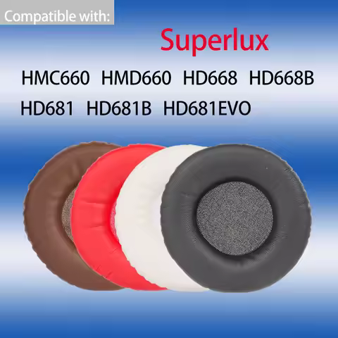 Earpads for Superlux HMC660 HMD660 HD668 HD668B Headphones Replacement Ear Cushions HD681 HD681B HD6