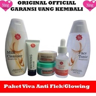 Paket VIVA skincare lengkap untuk Flek hitam/Mencerahkan/Glowing/Jerawat/Anti kerutan