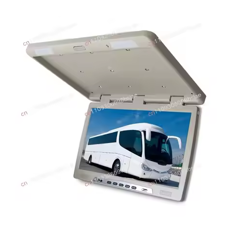 19 Inch Pantalla Coche Android Auto Car Roof HD Monitor Ceiling TV Multimedia Video Player With Blue