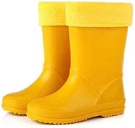 Children Rain Shoes Removable Warm Inner Liner Boys and Girls Boots Children Student Water Shoes (Co