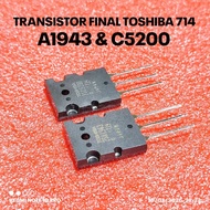 FINAL TRANSISTOR 2SC5200 C5200 - 2SA1943 A1943 LOT 714 ORIGINAL JAPAN