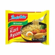 Indomie Chicken Curry Flavor 1 Pcs - Instant Chicken Curry Flavor Noodles