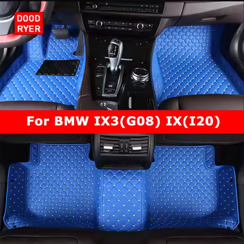 DOODRYER Custom Car Floor Mats For BMW IX3(G08) IX(I20) Auto Carpets Foot Coche Accessorie