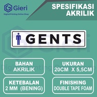 GENT / MEN'S WC / ACRYLIC STICK