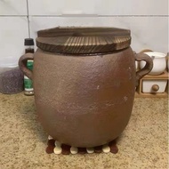 Old-fashioned Handmade Coarse Clay Clay Pot Stew Pot Clay Jar Hubei Childhood Clay Pot Household Lar