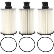 3X LR011279 Oil Filter Compatible with Land Rover LR4 Range Rover Sport Velar 3.0L 2995CC V6 5.0L 49