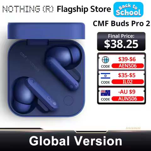 Global Version Nothing CMF Buds Pro 2 By Earphone Bluetooth 5.3 with 50 dB Hybrid Active Noise Cance