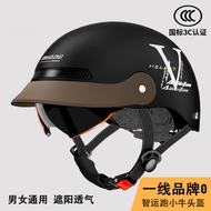 Mũ bảo hiểm xe tay ga điện Zhiyun Running Maverick Tiêu chuẩn quốc gia mới 3C Mũ bảo hiểm nửa đầu ch