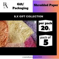 Shredded Paper 5pack (20gx5) - Filler Paper